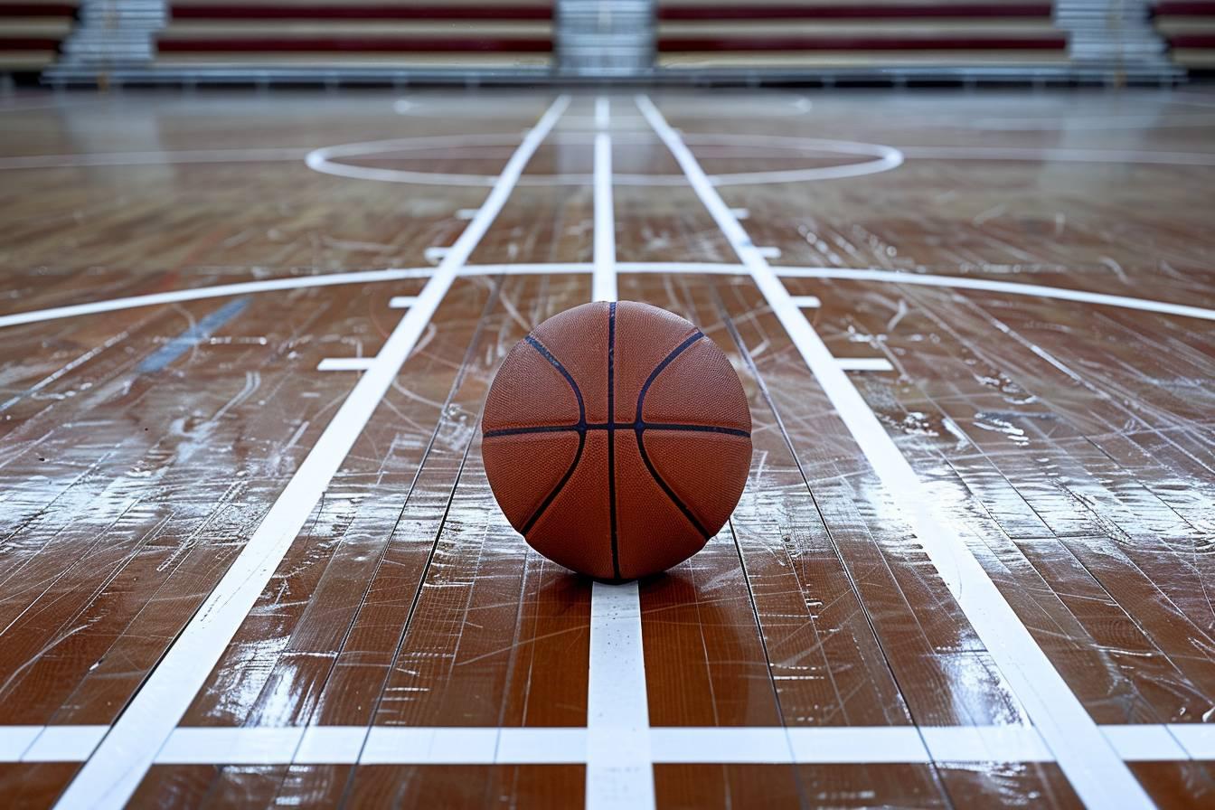 How many miles is a 17-inch basketball court length ?